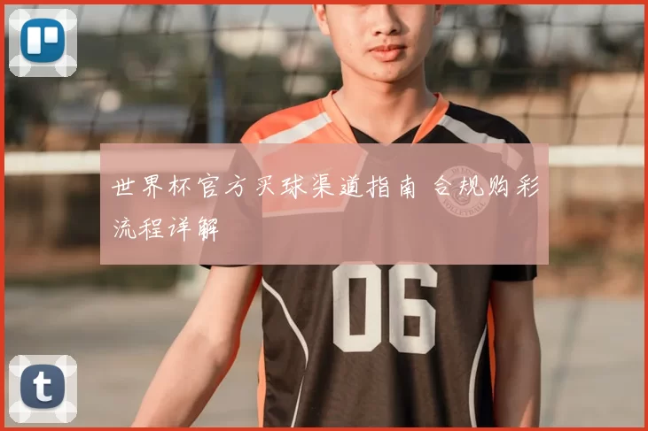 世界杯官方买球渠道指南 合规购彩流程详解