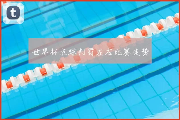 世界杯点球判罚左右比赛走势