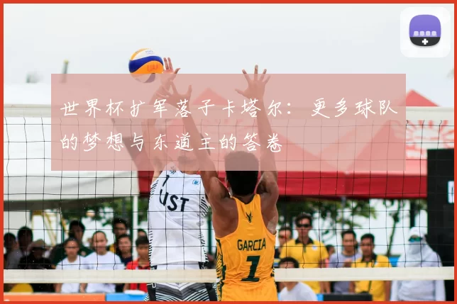 世界杯扩军落子卡塔尔:更多球队的梦想与东道主的答卷