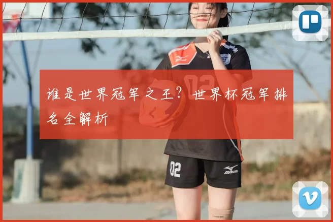 谁是世界冠军之王?世界杯冠军排名全解析